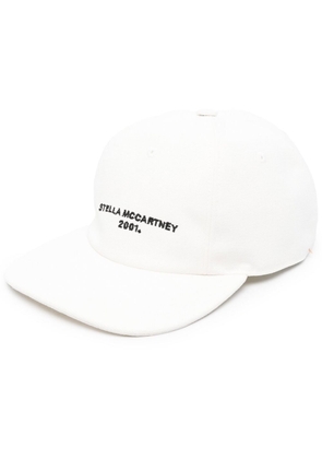 Stella McCartney logo-embroidered baseball cap - White