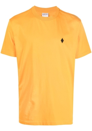 Marcelo Burlon County of Milan embroidered-logo T-shirt - Orange