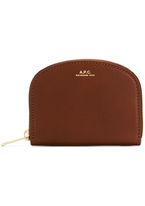 A.P.C. zip around purse - Brown