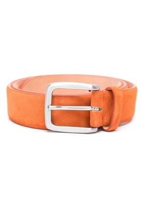 Moorer suede buckle belt - Orange