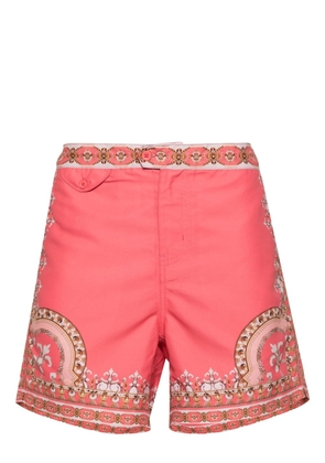 Camilla Shell Games Tailored swim shorts - Pink