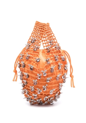 Lanvin bead-embellished tote bag - Orange