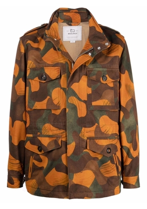 Woolrich camouflage-print jacket - Orange
