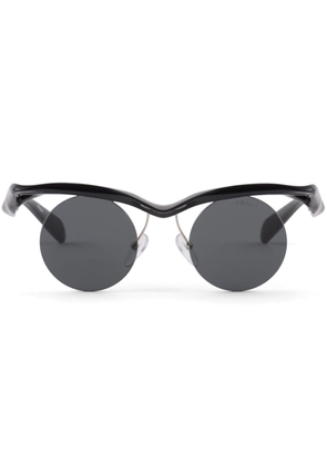 Prada Eyewear Prada PR A24S round sunglasses - Black