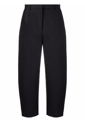TOTEME balloon-leg cropped tailored trousers - Black