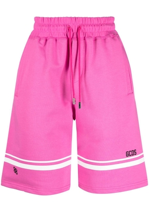 Gcds logo-print track shorts - Pink