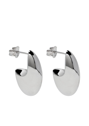 Otiumberg Pebble polished-finish earrings - Silver