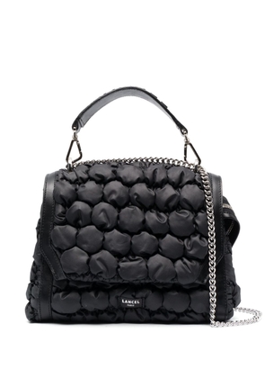 Lancel bubble-pattern leather bag - Black