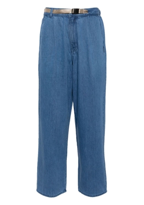 SPORT b. by agnès b. belted straight-leg jeans - Blue