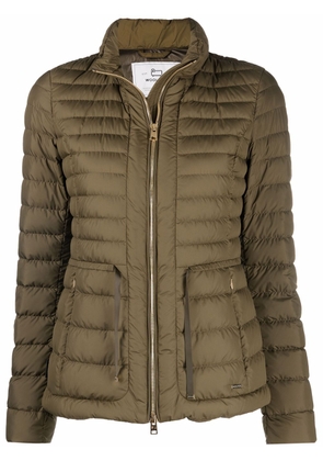 Woolrich quilted feather-down puffer jacket - Green