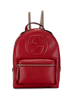Gucci Pre-Owned 2016-2023 Soho Leather backpack - Red