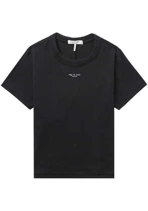 rag & bone logo-print cotton T-shirt - Black