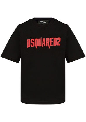Dsquared2 Horror logo-print cotton T-shirt - Black
