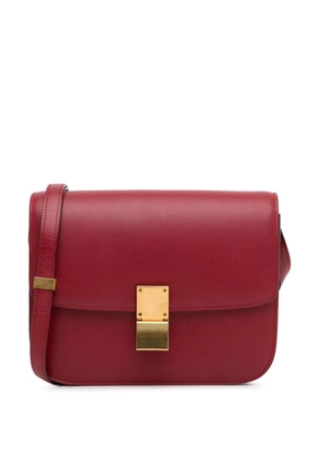 Céline Pre-Owned 2018 Medium Classic Box shoulder bag - Red