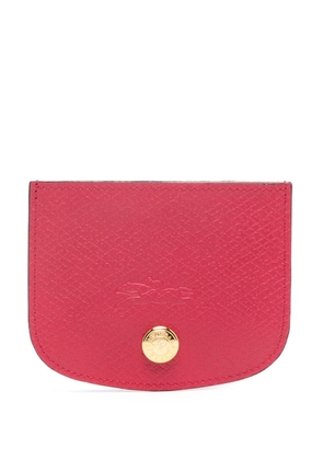 Longchamp Épure leather card holder - Pink