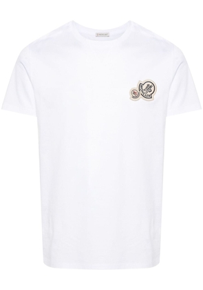 Moncler logo-patch cotton T-shirt - White