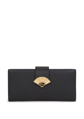 Karl Lagerfeld Signature Fan continental wallet - Black