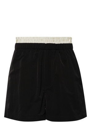Bottega Veneta micro-foile swim shorts - Black