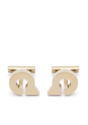 Ferragamo G-shaped cufflinks - Gold