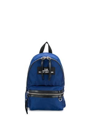 Marc Jacobs medium logo-patch backpack - Blue