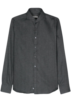 Canali cutaway-collar button-up shirt - Grey