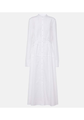 Jil Sander Pleated cotton shirt dress