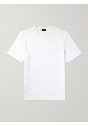 Zegna - Linen-Jersey T-Shirt - Men - White - IT 48