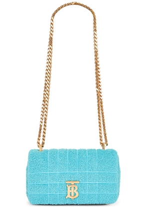 Burberry Mini Lola Shoulder Bag in Vivid Turquoise - Blue. Size all.