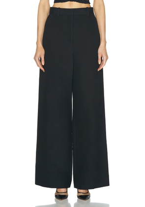 KHAITE Bacall Pant in Black - Black. Size 4 (also in ).