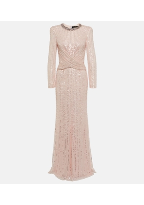 Jenny Packham Macelline sequined gown