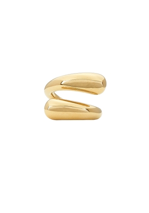 Lie Studio The Victoria Ring in 18k Gold Plated - Metallic Gold. Size 50 (also in 52).