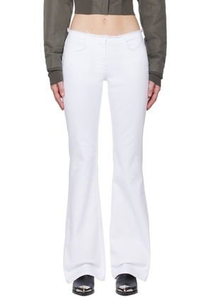 Givenchy White Slim-Fit Jeans