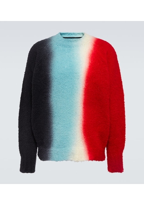 Sacai Tie-dye wool-blend sweater