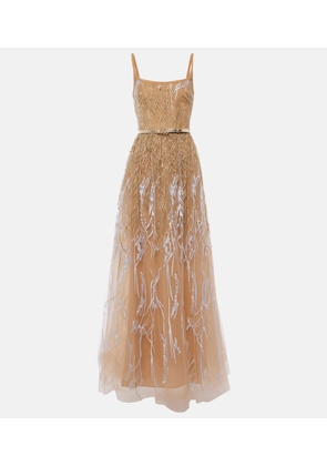 Elie Saab Arboreal embroidered gown