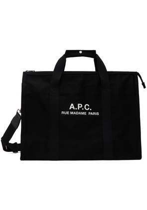 A.P.C. Black Recuperation Gym Weekender Bag