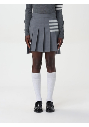 Skirt THOM BROWNE Woman color Grey