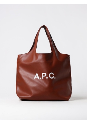 Tote Bags A. P.C. Woman color Brown