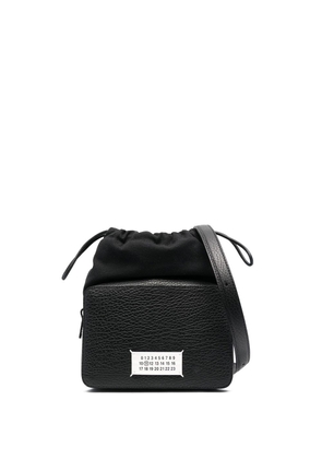 Maison Margiela logo-appliqué crossbody bag - Black