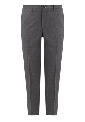 Incotex Grey Virgin Wool Chino Trousers