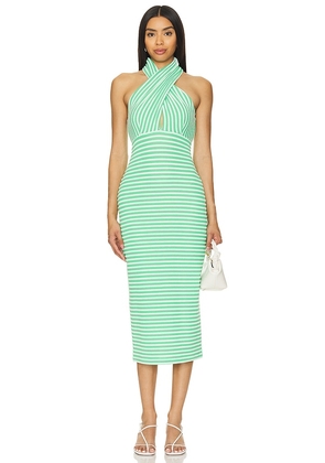 Amanda Uprichard Conchita Dress in Green. Size M, S, XL, XS.