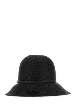 Helen Kaminski Black Raffia Hat