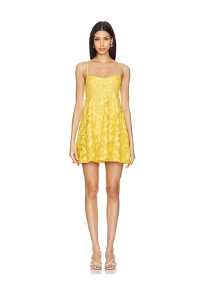 Alexis Adonna Dress in Yellow. Size L, S, XS.