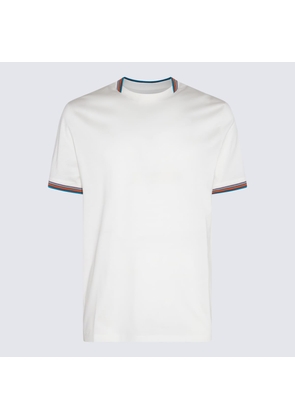 Paul Smith White Multicolour Cotton T-Shirt