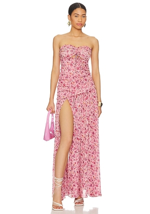 MISA Los Angeles Monet Dress in Pink. Size M.