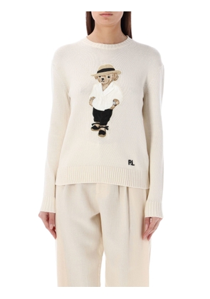 Ralph Lauren Linen Polo Bear Sweater