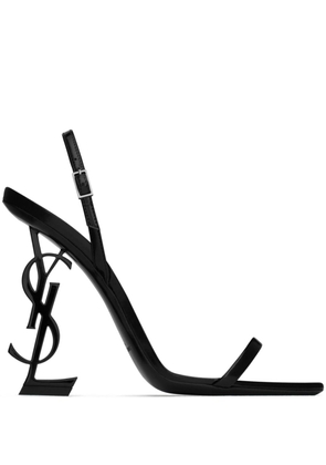 Saint Laurent Opyum 110mm leather sandals - Black