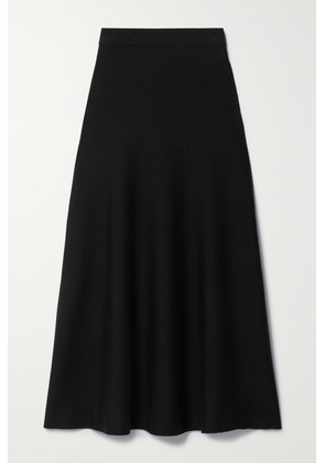Gabriela Hearst - Freddie Wool, Cashmere And Silk-blend Midi Skirt - Black - x small,small,medium,large,x large