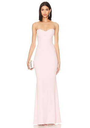 Katie May Yasmin Gown in Blush. Size M, S, XL, XS.