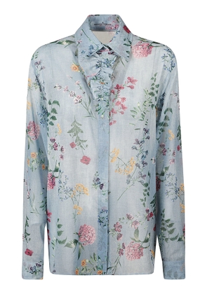 Ermanno Scervino Soft Shirt With Floral Print
