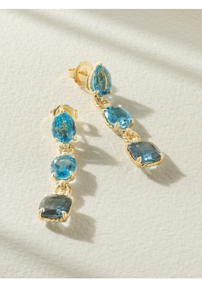 David Yurman - Marbella 18-karat Gold Topaz Earrings - One size